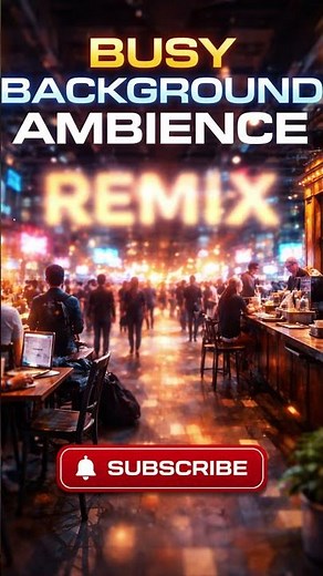 Busy Background Ambience Sound Effect | City Crowd Noise Atmosphere