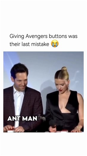 NPC SYNC on Instagram: "When the Avengers cast was on stage at a podium with buttons in front of them, it didn’t take long before things went off the rails. What was supposed to be a normal press event quickly turned into chaos once they realized the buttons actually did something. Ant-Man, Black Widow, and Thor immediately gave in to their intrusive thoughts, pressing the buttons over and over like kids who’d just discovered a new toy. Every press triggered sounds and reactions, making the whol