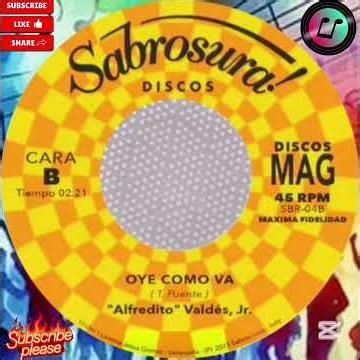 Oye Como Va del maestro Tito Punte en la version de Alfredito Valdés Jr.