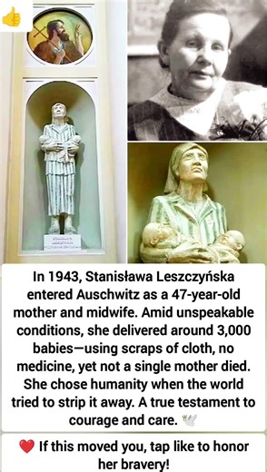 Stanisława Leszczyńska: The Midwife Who Defied Auschwitz #viral #story #trending