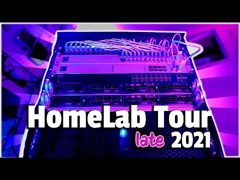 Techno Tim HomeLab and NEW Server Room Tour! (Late 2021)