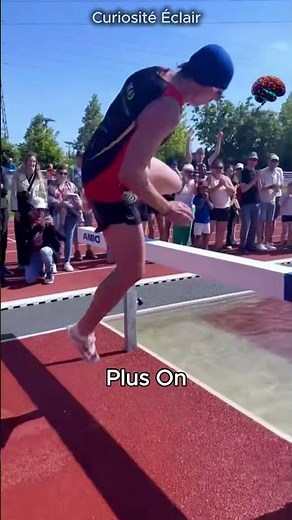 Pourquoi sauter DANS l'eau au 3000m steeple ?
