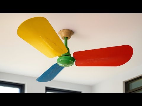 Wobbly Ceiling Fan With 3 Color Blades is Very Popular in the Fan World!!!