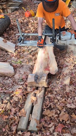 how to mill small log