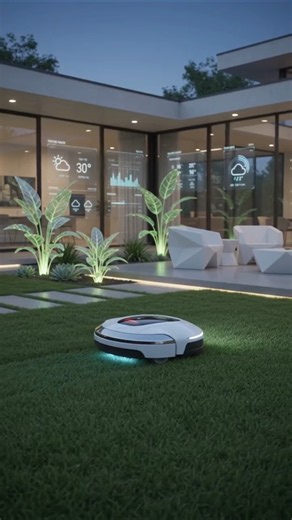 🌿🤖 The Future of Backyard Gardens 🌟 AI Smart Plants & Robotic Gardening 2050