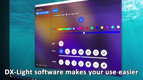 DS Gaming Monitor Light, Backlight with Screen Color sync Effect for 27-34inch Computer Monitor, Compatible with Windows