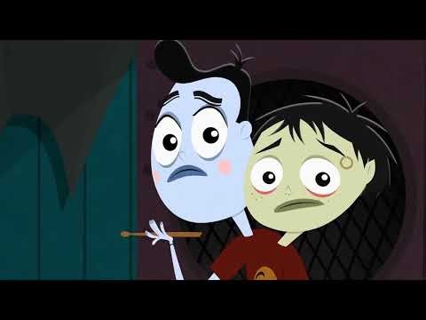 Ruby Gloom Scaredy Gives The Drumsticks To Frank And Len Because He Quit
