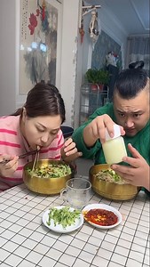 2.2K views · 23 reactions | One bite led to another… now it’s a chain reaction I never saw coming  Couple’s daily life: Oh my god, it smells so good! 殺 #Foodie #DeliciousFood #fblifestyle | Pandit Dhirendra Krishna Shastri | Facebook