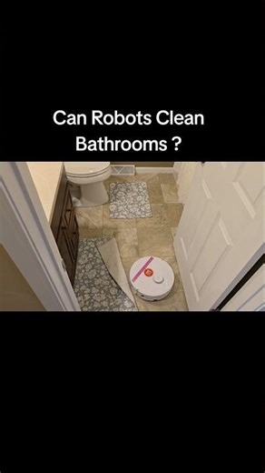 Robot Vacuum vs Bathroom Rugs: Who Wins? #roborock #cleaning #shorts