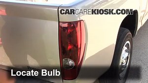 Rear Turn Signal Replacement on a 2009 GMC Canyon SLT 3.7L 5 Cyl. Crew Cab Pickup