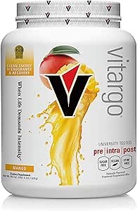 Vitargo Carbohydrate Powder | Feed Muscle Glycogen 2X Faster | 4.4 LB Mango Pre Workout & Post Workout Recovery Powder | Carb Supplement for Recovery, Endurance, Gain Muscle Mass