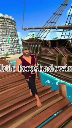 Subtle Forshadowing #pirates #sailvr #foreshadowing #foreshadow #cannon