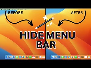 Mac Menu Bar Not Showing or Menu Bar Always Visible Problem Fixed | How to Lock Menu Bar on Mac?