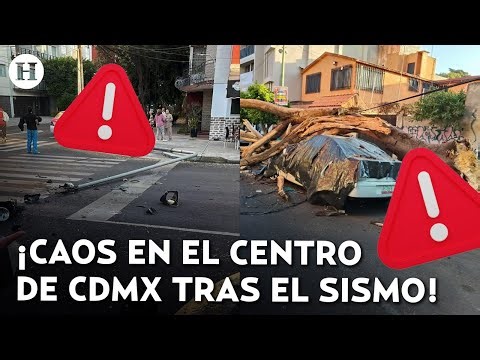 ¡La ciudad sacudida! Sismo provoca emergencias, explosiones y daños en CDMX