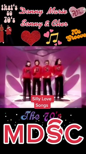 Cher and Donny Osmond Singing Silly Love Songs