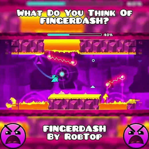 What Do You Think About This Level? (Fingerdash) [Geometry Dash Short]
