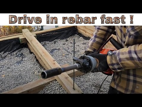 DIY Hacks - A fast way to drive in rebar / ground rod