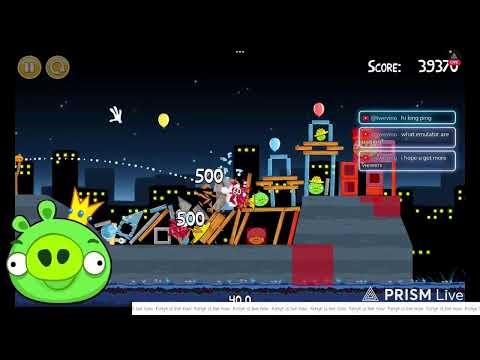 Playing Angry Birds 1.0.0 PC on an ANDROID USING an emulator HHH (continuation)