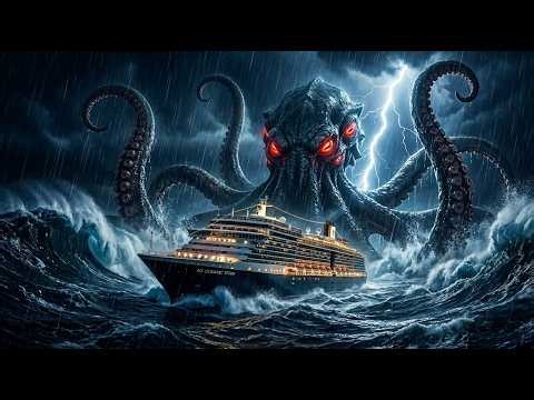 Titan Kraken Attacks a Luxury Cruise Ship! | Giant Sea Monster Disaster (8K AI Simulation)