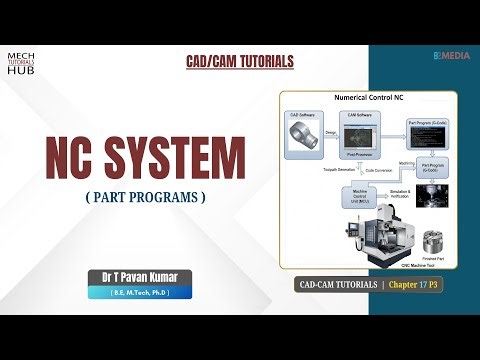 NCS (Part Programs) | Numerical Control System | CAD CAM Tutorials | Chapter 17 Part 03