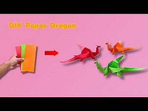 DIY Paper Dragon | How To Make A Paper Dragon | Paper Dragon Craft | Paper Craft