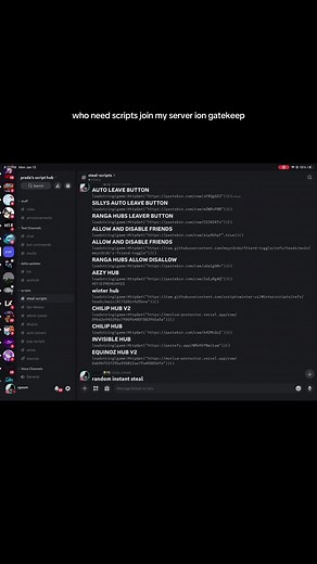 Join the Roblox Server - Scripts Available!