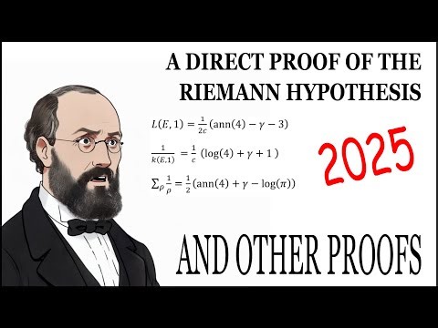 A Direct Proof of the Riemann Hypothesis 2025 - And Other Proofs