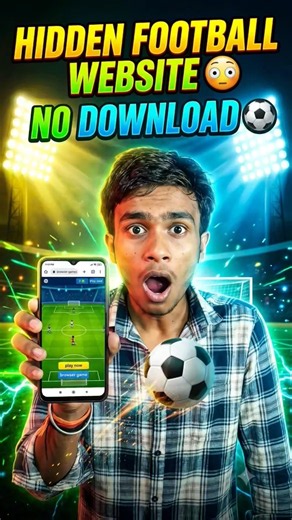 😳 If you're a fan of football and browser games, you have to try this website! #youtubefeed #viral