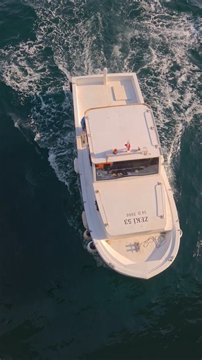 Boat passing under Galata bridge #istanbul #boat #scenicviews #direstraits #fishingboat #haliç