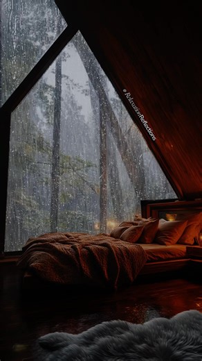 38K views · 2.3K reactions | Hello Rain family! Enjoy this long form video. It’s one of those evenings where the rain ️ feels like a lullaby. . . . . . . . #rain #rainsounds #rainvideo #rainyday #rainasmr #1minuterainvideos #rainyweather #cozycabin ________________________ *** All content on this page is the original content of the creator. Do not copy, reproduce, or use any content without prior written consent. | Relaxation Reflections | Facebook