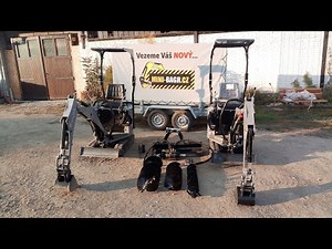 MINI BAGR CZ MINI EXCAVATOR MB1500 JANSEN VERSAND (GER) WATER PIPING & PLUMBING