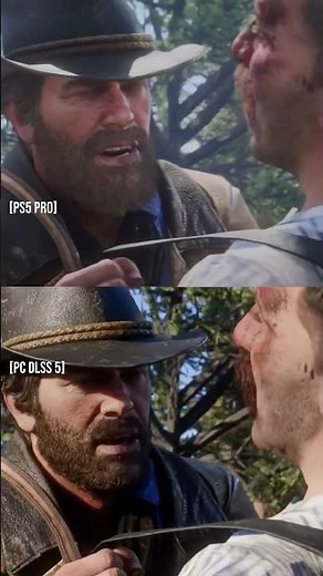 Red Dead Redemption 2 PS5 Pro VS PC DLSS 5 🔥