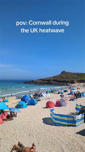 Cornwall during the UK heatwave. #cornwall #ukheatwave