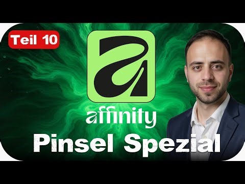Affinity V3.0 für Anfänger – Pinsel in Affinity / Zeichnen & Malen mit Malpinsel (deutsch) – Teil 9