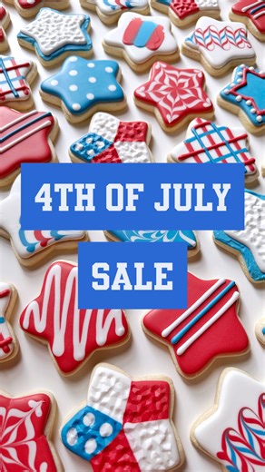 🥳 4th of July Sale 🥳 Beginner Stars class 25% off through July 4th! >> Comment PARADE and I’ll send you a DM (direct message) with a direct link to learn more! We have less than 1 month until you need some festive cookies for July 4th celebrations, so let’s get those cookies ready… for parades, and picnics, and BBQs, oh my! #cookiedecorating #decoratedcookies #royalicing #4thofjulycookies #july4thcookies #starcookies | The Graceful Baker