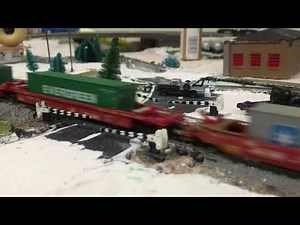 N Scale BNSF Mixed Freight Train!