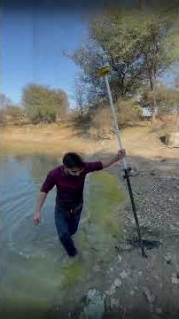 How to check the difference between two points by DGPS #surveying