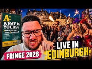 🔴 LIVE: Edinburgh Fringe Festival 2026 Is Almost Here - The Countdown Begins! Who's coming?
