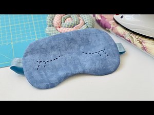 Make Your Own Sleep Mask at Home | Easy DIY Tutorial | Free pattern