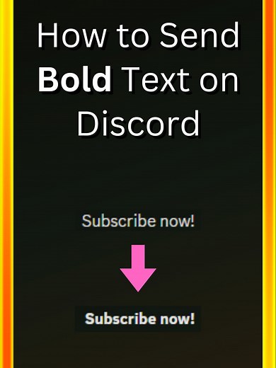 This is how you send a Bold Text on Discord #discord #fyp #foryou #tutorial #satisfying #acting