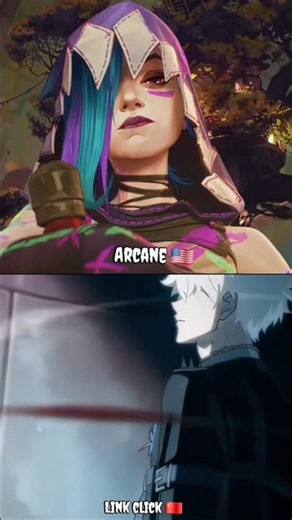 Arcane VS Link Click - 3D Netflix vs 2D Donghua 🔥 Who's Peak Animation?🇺🇲🇨🇳