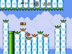 Super Mario Bros. X (SMBX) custom level - Grassfyld