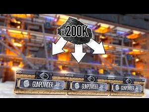 I Raided a Base with EVERY Mixing Table FULL of Gunpowder!