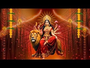 Maa Durga Devi background video no copyright |video background animation devotional background video