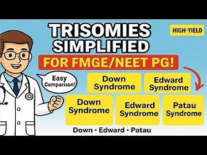 Trisomy 21 (Down syndrome), Trisomy 18 (Edwards syndrome), and Trisomy 13 (Patau syndrome) #fmge