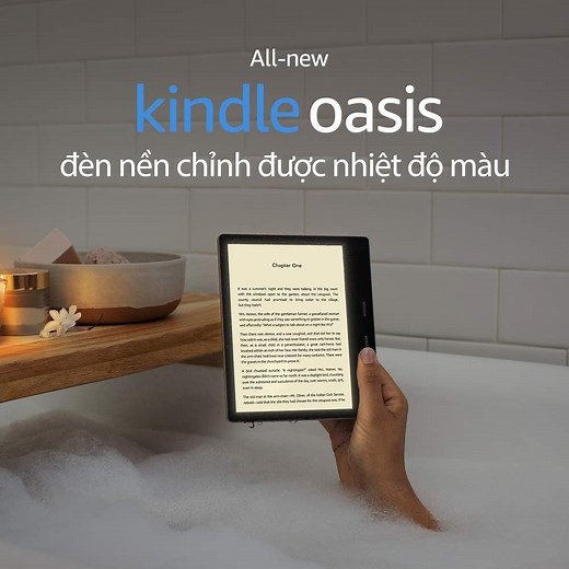 Kindle Oasis 3 (2020) - Tặng bao da, TK sách PRO, TK đọc báo