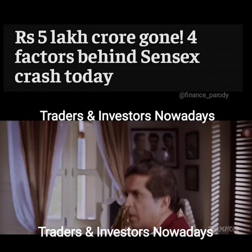 Finance Parody | Koi naukri dega kya iss garib trader ko ? 🥲😥 Itni buri halat kardi 😭 . . . . . . . . . . #sensextoday #sensex #bse #bsesensex #bseindia... | Instagram