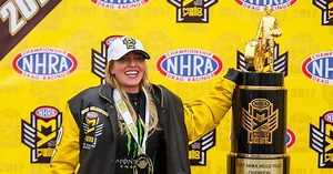 Brittany Force becomes only the second female to win a Top Fuel championship! | INDYCAR on FOX