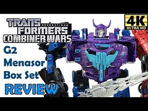 Transformers G2 Menasor Combiner Wars Box Set Review