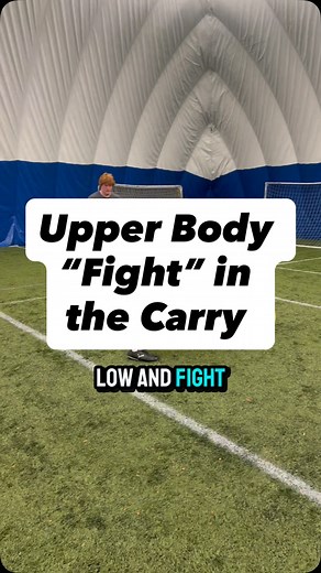 Fight with the upper body! Much of the focus in the carry is on the lower body and rightly so. Violent leg drive and keeping your feet are the number one priority in the carry. The upper body rarely gets much attention in the carry and I feel it’s one area many players could really get some easy improvements just by implementing some upper body “fight” when carrying especially when you have been stone walled in a double tackle. Rolling the shoulders, slipping through the gap, and changing the pi